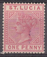 ST SANTA LUCIA 1883-1886 - REINA VICTORIA - YVERT 26 USADO - Ste Lucie (...-1978)