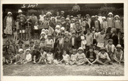 CP Carte Photo D'époque Photographie Vintage Plage Groupe Mode à Situer  - Paare