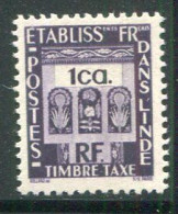INDE- Taxe Y&T N°19- Neuf Sans Charnière ** - Unused Stamps