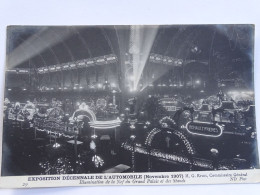 CPA 75 - PARIS - Exposition Décennale De L'automobile (Novembre 1907) Illumination De La Nef Au Grand Palais - Tentoonstellingen