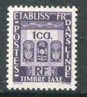 INDE- Taxe Y&T N°19- Neuf Sans Charnière ** - Unused Stamps