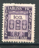 INDE- Taxe Y&T N°19- Neuf Sans Gomme - Unused Stamps