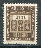 INDE- Taxe Y&T N°20- Neuf Avec Charnière * - Unused Stamps