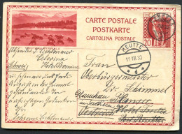 Bild-Postkarte P144-14 MONTANA-VERMALA Campfer - Reutte - Glauchau 1930 - Entiers Postaux