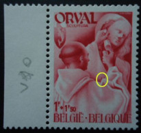 BELGIQUE N°561 V10 Trait Au Dessus De La Manche Droite  MNH** - 1931-1960