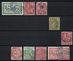 FRANCE Paris Imprimés PP Xx Ca.1876-1910: Lot De 9 TP (entre  PP 61 Et PP 80) - Zeitungsmarken (Streifbänder)