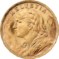 Suisse, 20 Francs, 1935, Bern, Or, MS63, KM:35.1 - Andere & Zonder Classificatie