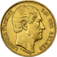 Belgique, Leopold I, 20 Francs, 20 Frank, 1865, Or, SUP, KM:23 - 20 Francs (gold)