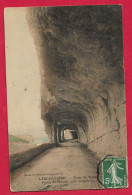 A714G  07 ARDECHE  LARGENTIERE ROUTE RUOMS ENTREE DU TUNEL CARTE COULEUR DE 1908 - Largentiere