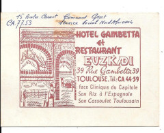 HOTEL GAMBETTA Et RESTAURANT EUZKADI - TOULOUSE (Pub) - Toulouse