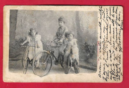 AB153 SPORTS -- CYCLISME  VELO  BICYCLETTE ENFANTS ET CHEVAL  A BASCULE EN 1904 ALTEROCCA TERNI - Autres & Non Classés