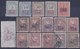 F-EX44374 ROMANIA GERMANY OCCUPATION GALICIE BUKOVINE MViR OVERPRINT STAMPS LOT.  - Foreign Occupations