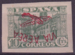 F-EX44897 IFNI SPANISH COLONIES MOROCCO MARRUECOS 1940 10C INVERTED OVERPRINT.  - Ifni