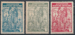 F-EX43698 ESPAÑA 1914 ORIGINAL GUM CINDERELLA EXPO HISPANO-AMERICANA INDIAN.  - Sonstige & Ohne Zuordnung