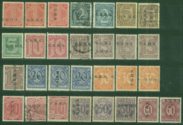 F-EX43747 GERMANY OCCUPATION HAUTE SILESIE 1920 OVERPRINT STAMPS LOT.  - Occupation 1914-18