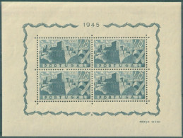 F-EX44008 PORTUGAL MNH 1945 LISBOA CASTLE. CAT. 175$.  - Blocks & Sheetlets