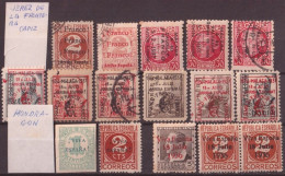 F-EX37784 SPAIN ESPAÑA 1936 CIVIL WAR PATRIOTIC OVERPRINT MONDRAGON JEREZ.  - Other & Unclassified