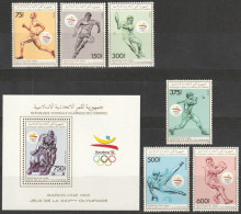 F-EX49482 COMORES MNH 1989 OLYMPIC BARCELONA ATHLETISM SOCCER BASEBALL TENNIS.  - Sommer 1992: Barcelone