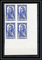 France N°615 Louis II Prince Grand Condé Duc D'Enghien Bloc De 4 Non Dentelé ** MNH (Imperf) - 1941-1950