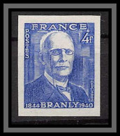 France N°599 Physicien (physic) Edouard Branly Non Dentelé ** MNH (Imperf) Cote Maury 35 Euros - 1941-1950
