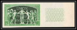 France N°852 Upu 1949 Cote 200 Essai Proof Non Dentelé Imperf Vert Cote Maury 260 Euros - Essais De Couleur 1945-…