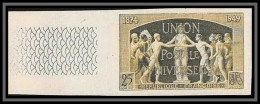 France N°852 Upu 1949 Cote 200 Essai Proof Non Dentelé Imperf Vert Gris Cote Maury 260 Euros - Essais De Couleur 1945-…