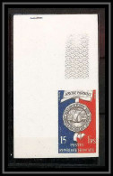 France N°906 Bimillénaire De Paris Sceau Médaille Coin De Feuille Non Dentelé ** MNH (Imperf) - 1951-1960