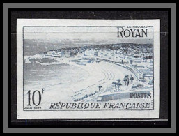 France N°978 Série Touristique Royan Essai Proof Non Dentelé Imperf Sans Gomme No Gum (*) 1954 - Essais De Couleur 1945-…