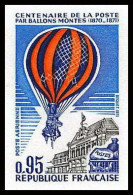 France PA Poste Aerienne Aviation N°45 Poste Par Ballons Montés Non Dentelé * MH (Imperf) Cote 100 - 1960-.... Mint/hinged