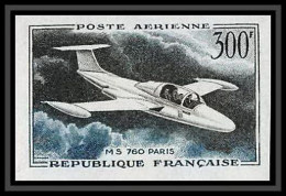 France PA Poste Aerienne Aviation N°35 Maurane Morane Saulnier Non Dentelé ** MNH Imperf - 1951-1960