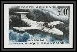 France PA Poste Aerienne Aviation N°35 Maurane Morane Saulnier Non Dentelé ** MNH Imperf - 1927-1959 Mint/hinged