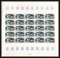 France PA Poste Aerienne Aviation N°50 Charles Lindbergh Nungesser Coli Non Dentelé ** MNH Imperf Feuille Complete Sheet - 1960-.... Mint/hinged