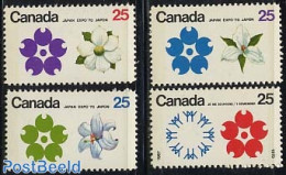 Canada 1970 Expo 1970 4v, Normal Paper, Mint NH, Various - World Expositions - Unused Stamps