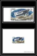 France PA Poste Aerienne Aviation N°50 Lindbergh Nungesser Coli + Epreuve Proof Non Dentelé ** MNH Imperf Cote 175 - Flugzeuge