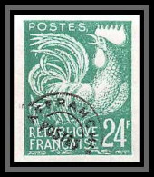 France Préoblitere PREO N°114 Coq Gaulois (french Rooster) Non Dentelé ** MNH (Imperf) - 1951-1960