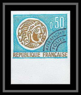 France Préoblitere PREO N°128 Monnaie Gauloise (coin) Non Dentelé ** MNH (Imperf) - 1961-1970