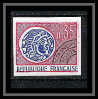 France Préoblitere PREO N°127 Monnaie Gauloise (coin) Non Dentelé ** MNH (Imperf) - 1961-1970