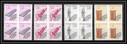 France Préoblitere PREO N°228/231 Bloc De 4 Instrument De Musique Musical Instrument Non Dentelé ** MNH (Imperf) Music - Musique