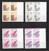 France Préoblitere PREO N°228/231 Bloc De 4 Instrument De Musique Music Instrument Non Dentelé ** MNH (Imperf) - 1991-2000