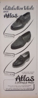 PUBLICITE Papier - PUB - Chaussures Atlas (4 Pub) - Publicités