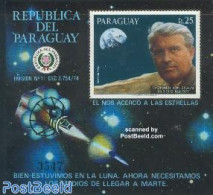 Paraguay 1977 W. Von Braun S/s, Mint NH, Transport - Space Exploration - Paraguay