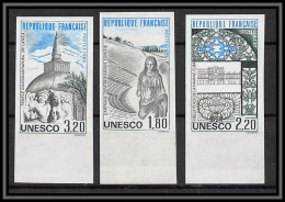 France Service N°88/90 Sri Lanka Tunisie Cuba Unesco Sites Classés Non Dentelé ** MNH (Imperf) - Ohne Zuordnung