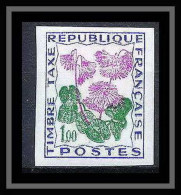France Taxe N°102 Soldanelle Fleurs (plants - Flowers) Non Dentelé ** MNH (Imperf) - Unclassified