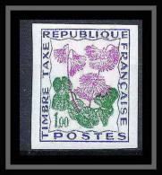 France Taxe N°102 Soldanelle Fleurs (plants - Flowers) Non Dentelé ** MNH (Imperf) - Ohne Zuordnung