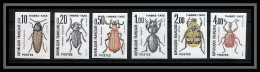 France Taxe N°103/108 Insectes Coleopteres Beetle Insects Non Dentelé ** MNH (Imperf) - Autres & Non Classés