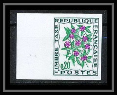 France Taxe N°98 Pervanche Periwinkle Fleurs (plants - Flowers) Non Dentelé ** MNH (Imperf) - Autres & Non Classés