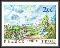 France N°2136 La Sente Du Chou De Pissarro Tableau (Painting) Non Dentelé ** MNH (Imperf) Cote 85 - 1981-1990