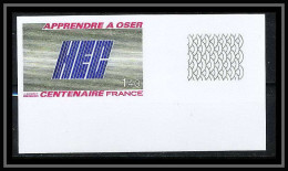 France N°2145 HEC (haute Ecole De Commerce School) Non Dentelé ** MNH (Imperf) Coin De Feuille - 1981-1990