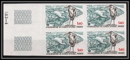 France N°2146 Littoral 1981 Oiseaux (birds) Héron Non Dentelé Imperf ** MNH Bloc 4 Cote 100 Euros - 1981-1990