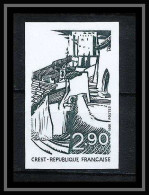 France N°2163 Tour De Crest (drome) Chateau Castle Non Dentelé ** MNH (Imperf) - Castles